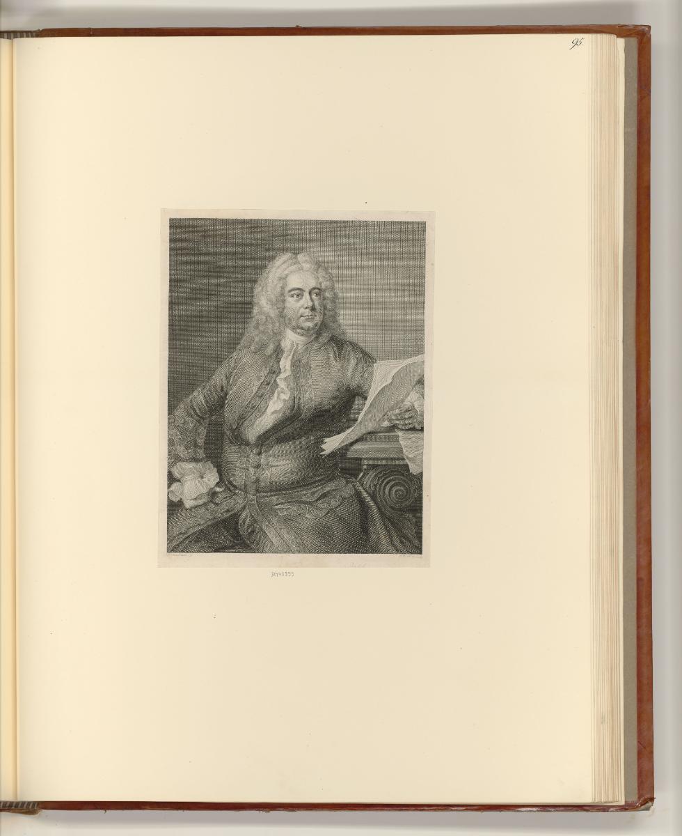 Britische Druckgrafiken des späten 18. und frühen 19. Jahrhunderts, Porträt Georg Friedrich Hän…