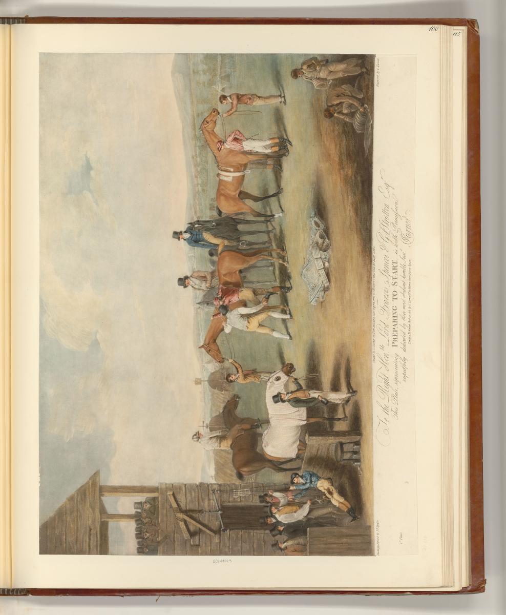 Britische Druckgrafiken des späten 18. und frühen 19. Jahrhunderts, Preparing to start, Inv. Nr…