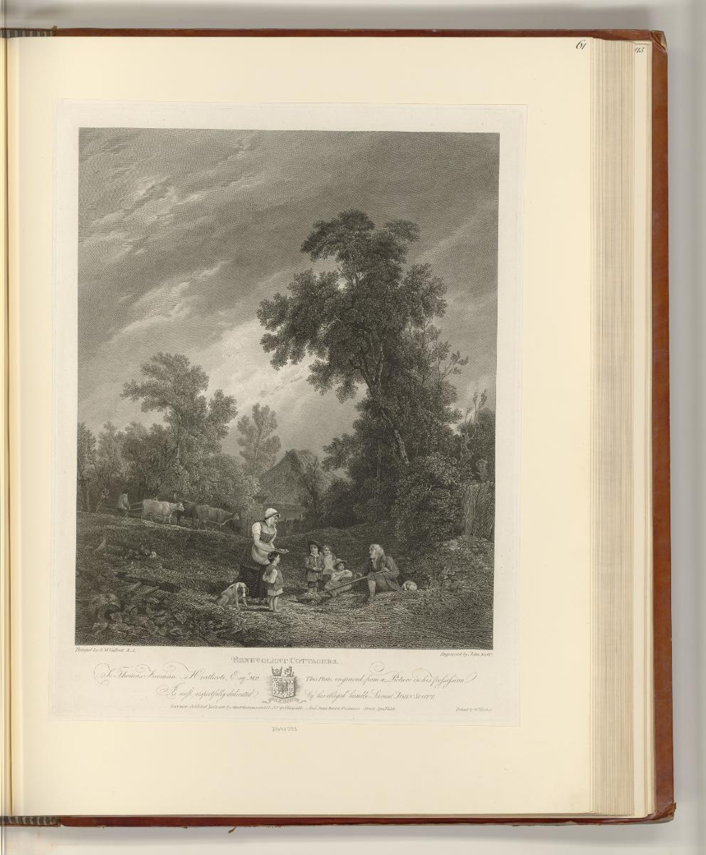 Britische Druckgrafiken des späten 18. und frühen 19. Jahrhunderts, Benevolent Cottagers, Inv. …