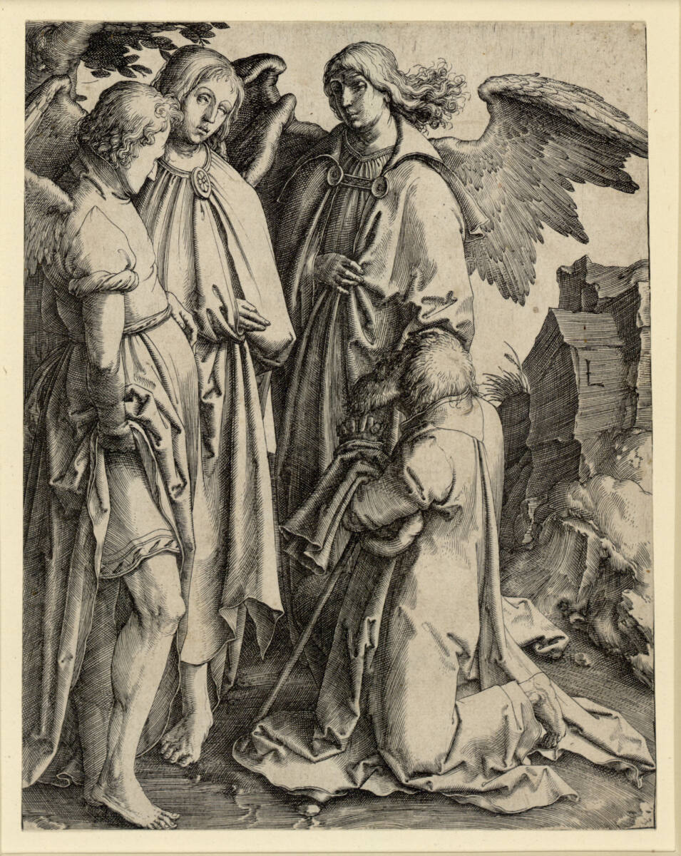 Abraham und die drei Engel, Lucas van Leyden