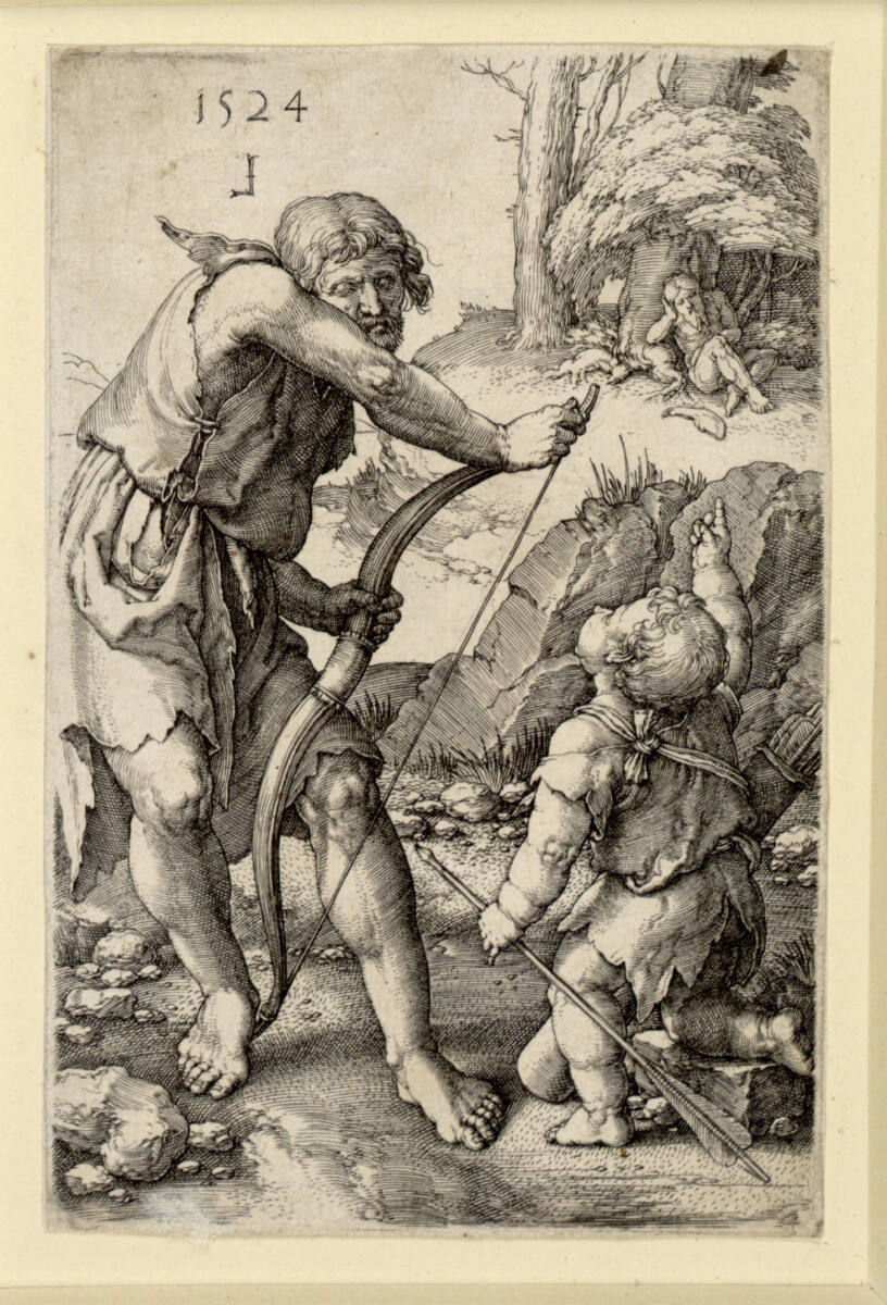 Lamech und Kain, Lucas van Leyden, 1524