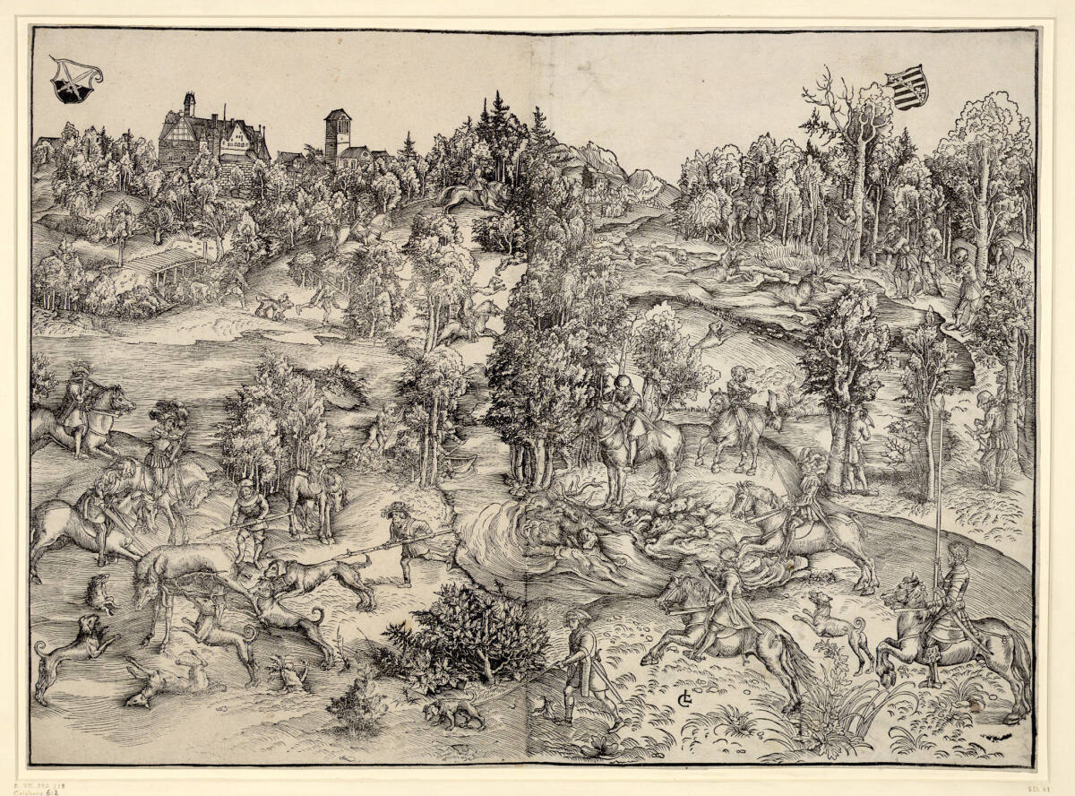 Hirschjagd, Lucas Cranach d. Ä.