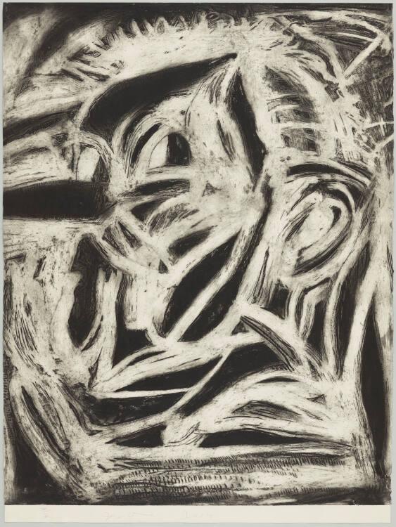 Jim Dine , Jim With Pinocchio On Cardboard, Inv. Nr.: DG2022/391