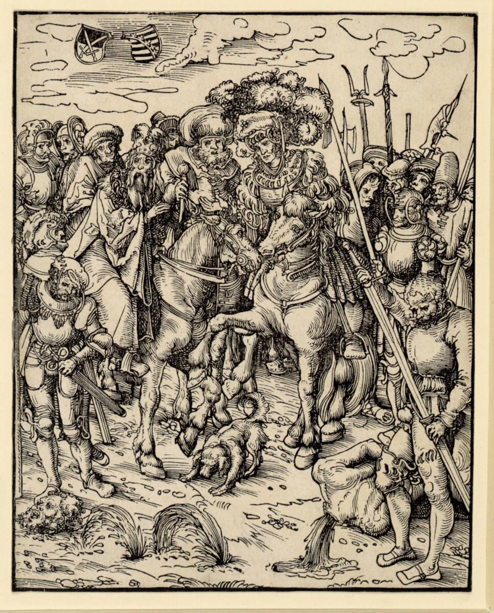 Lucas Cranach d. Ä., Das Martyrium des heiligen Matthäus (Hollstein German); 
Das Martyrium de…
