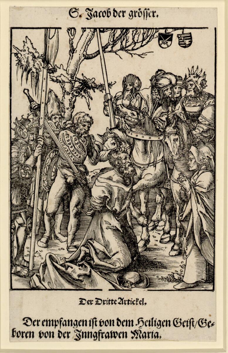 Lucas Cranach d. Ä., Das Martyrium des heiligen Jakobus des Älteren, Inv. Nr.: DG1929/172
