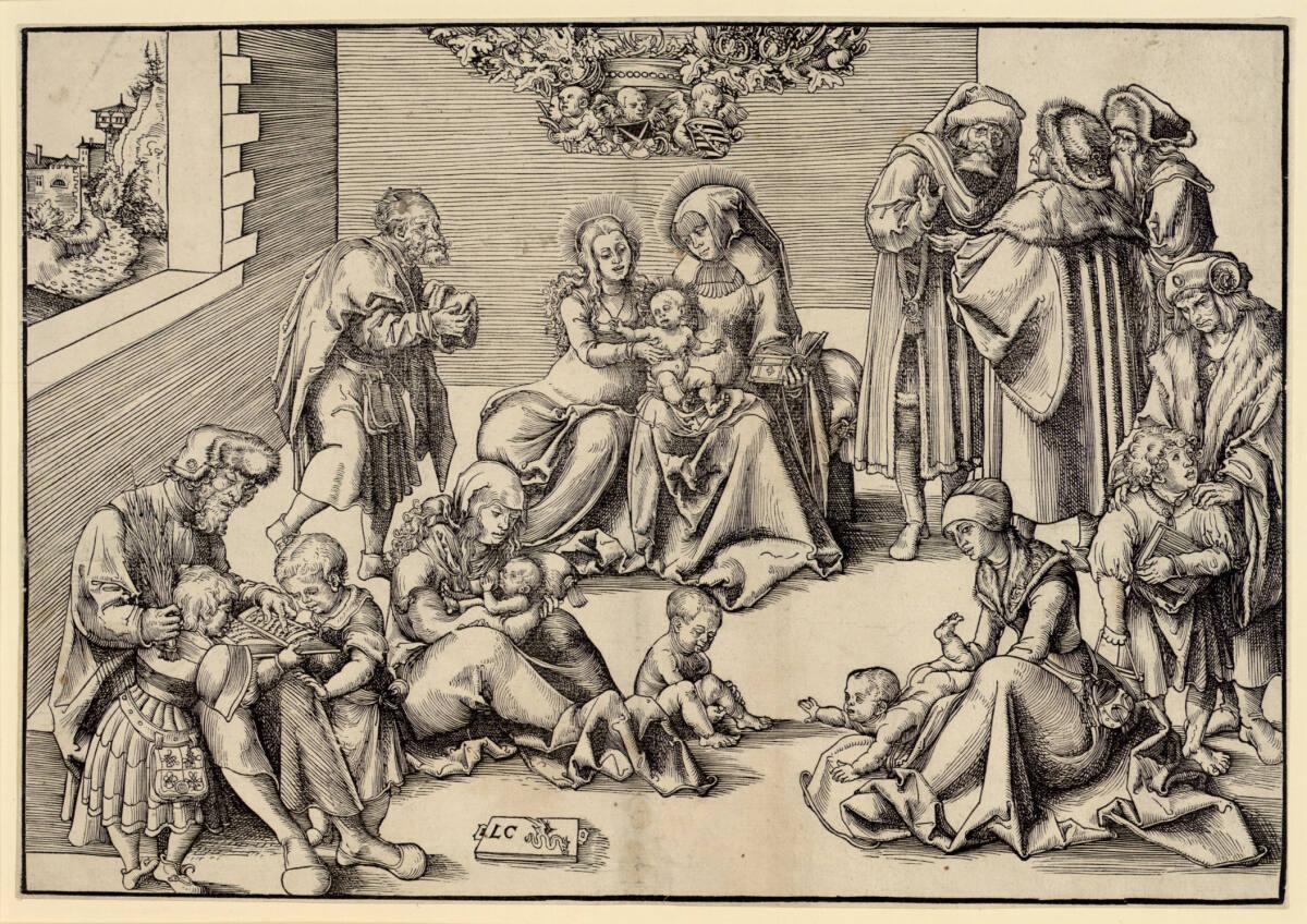 Lucas Cranach d. Ä., Die Heilige Sippe, Inv. Nr.: DG1929/181