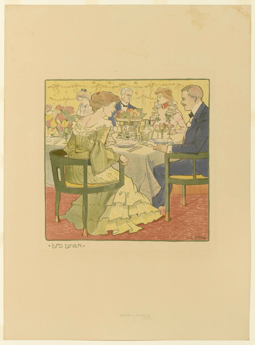 Der Tag einer Dame: Das Diner, 1901