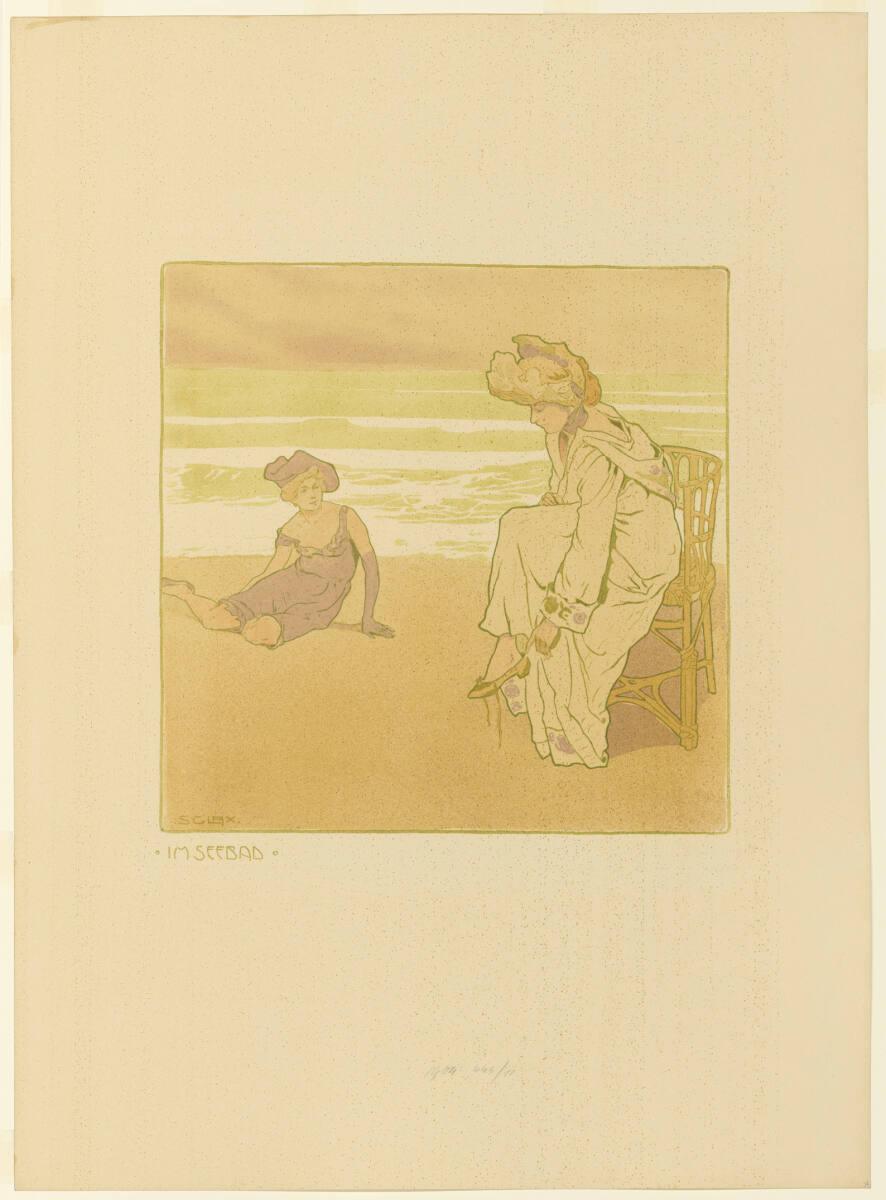 Stephanie Glax, Der Tag einer Dame: Im Seebad, Inv. Nr.: DG1904/444/11