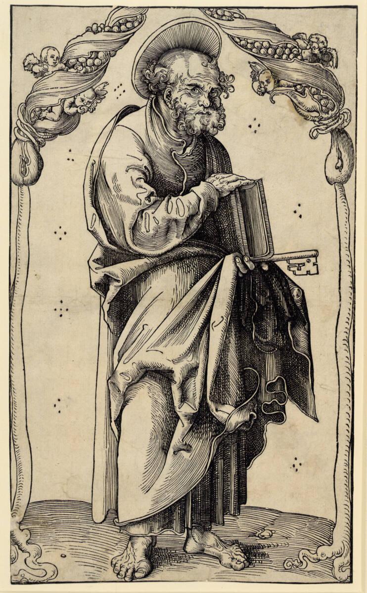 Lucas Cranach d. Ä., Der Apostel Petrus, Inv. Nr.: DG1929/194