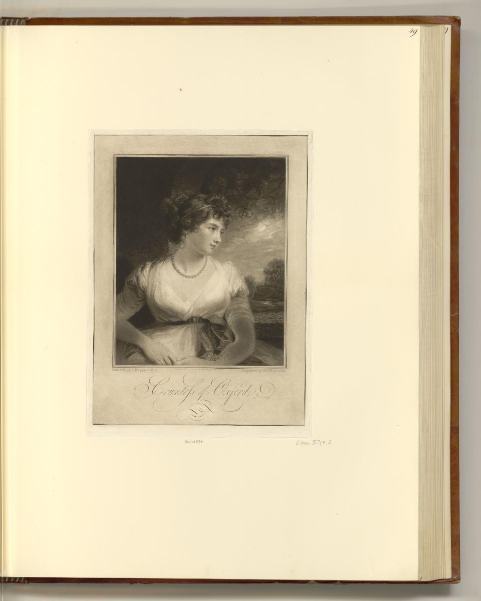 Britische Druckgrafiken des späten 18. und frühen 19. Jahrhunderts, Countess of Oxford, Inv. Nr…