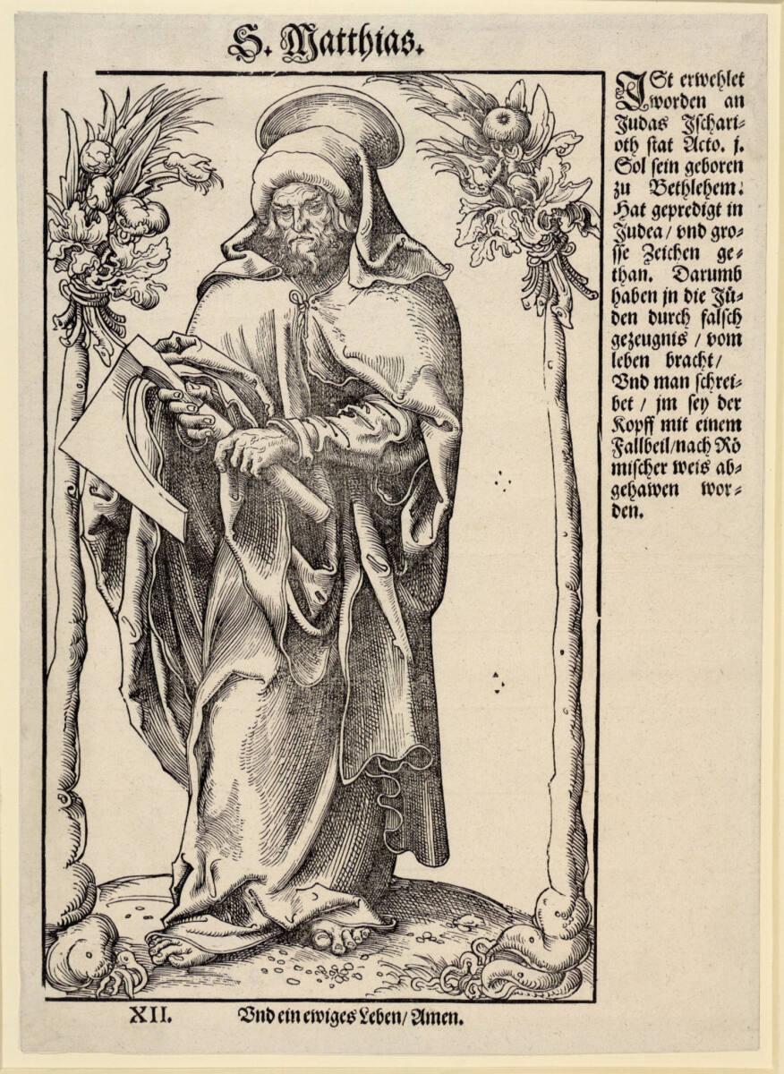 Lucas Cranach d. Ä., Der Apostel Matthias, Inv. Nr.: DG1929/219