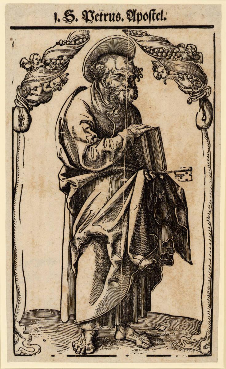 Lucas Cranach d. Ä., Der Apostel Petrus, Inv. Nr.: DG1929/222