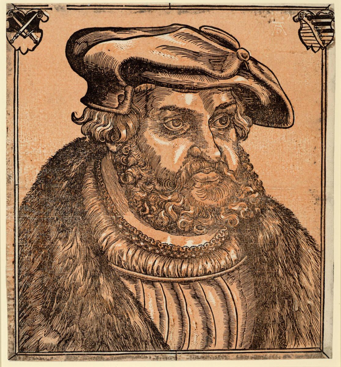 Lucas Cranach d. Ä., Friedrich der Weise, Kurfürst von Sachsen, Inv. Nr.: DG1929/253