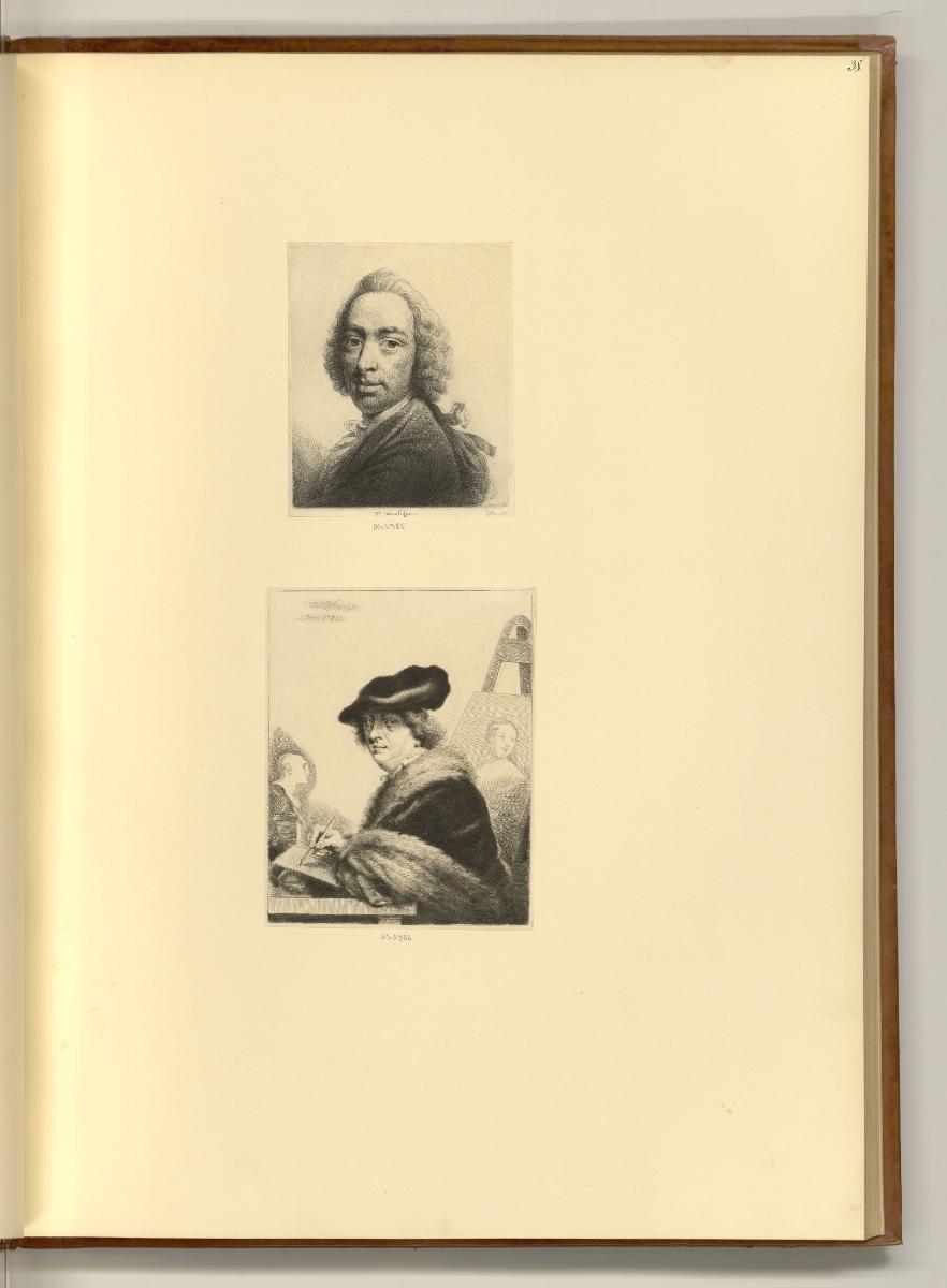 Britische Radierungen des 17. und 18. Jahrhunderts, Porträt Thomas Worlidge, Inv. Nr.: England …