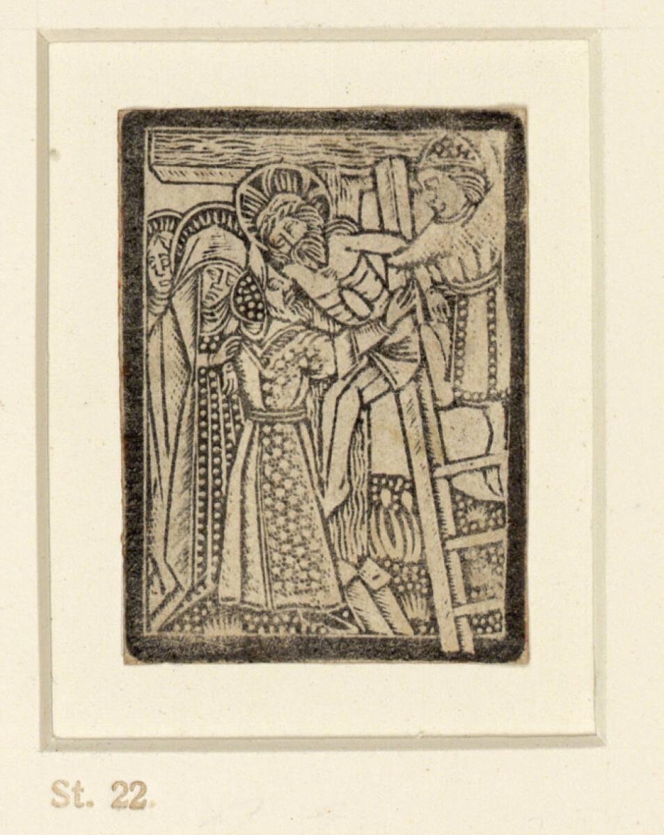 Anonym, Die Kreuzabnahme, Inv. Nr.: DG1929/716