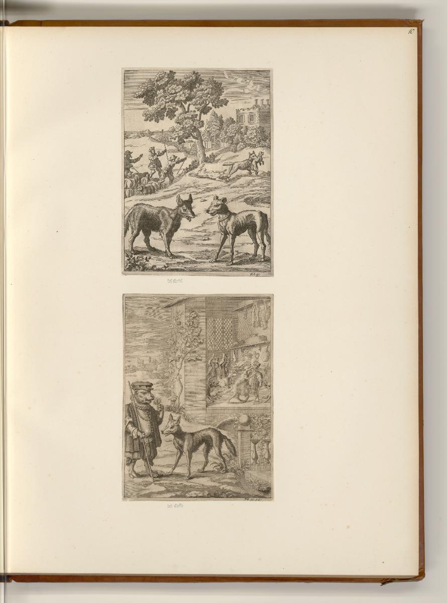 Britische Druckgrafiken des 17. und 18. Jahrhunderts, Aesop, Inv. Nr.: England nach Sektionen I…