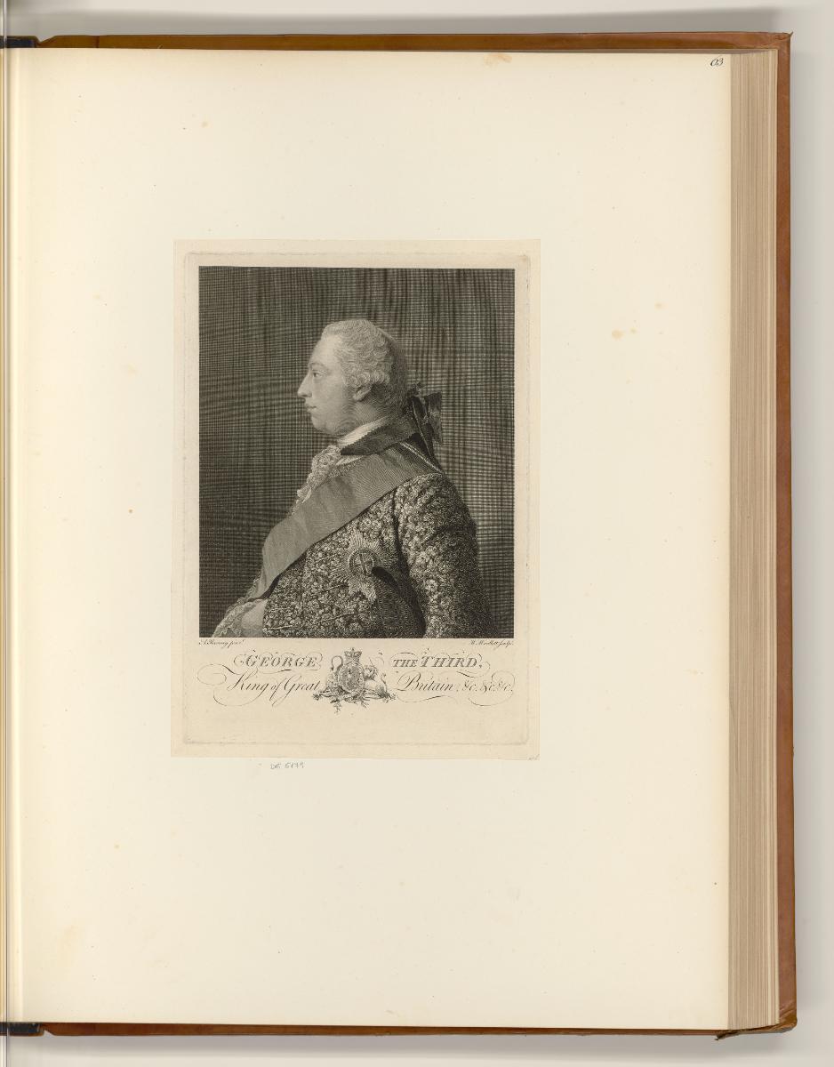 Britische Druckgrafiken des 17. und 18. Jahrhunderts, George the Third King of Great Britain &c…