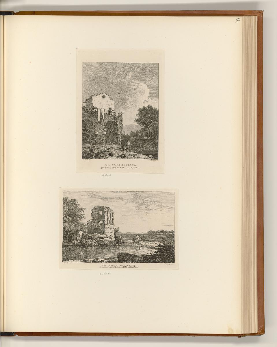 Britische Druckgrafiken des 17. und 18. Jahrhunderts, Italiens antike Ruinen und Tempel, Inv. N…