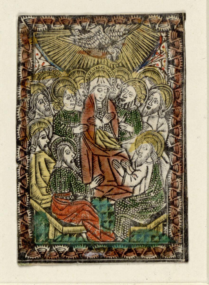 Anonym, Die Ausgießung des heiligen Geistes, Inv. Nr.: DG1929/773