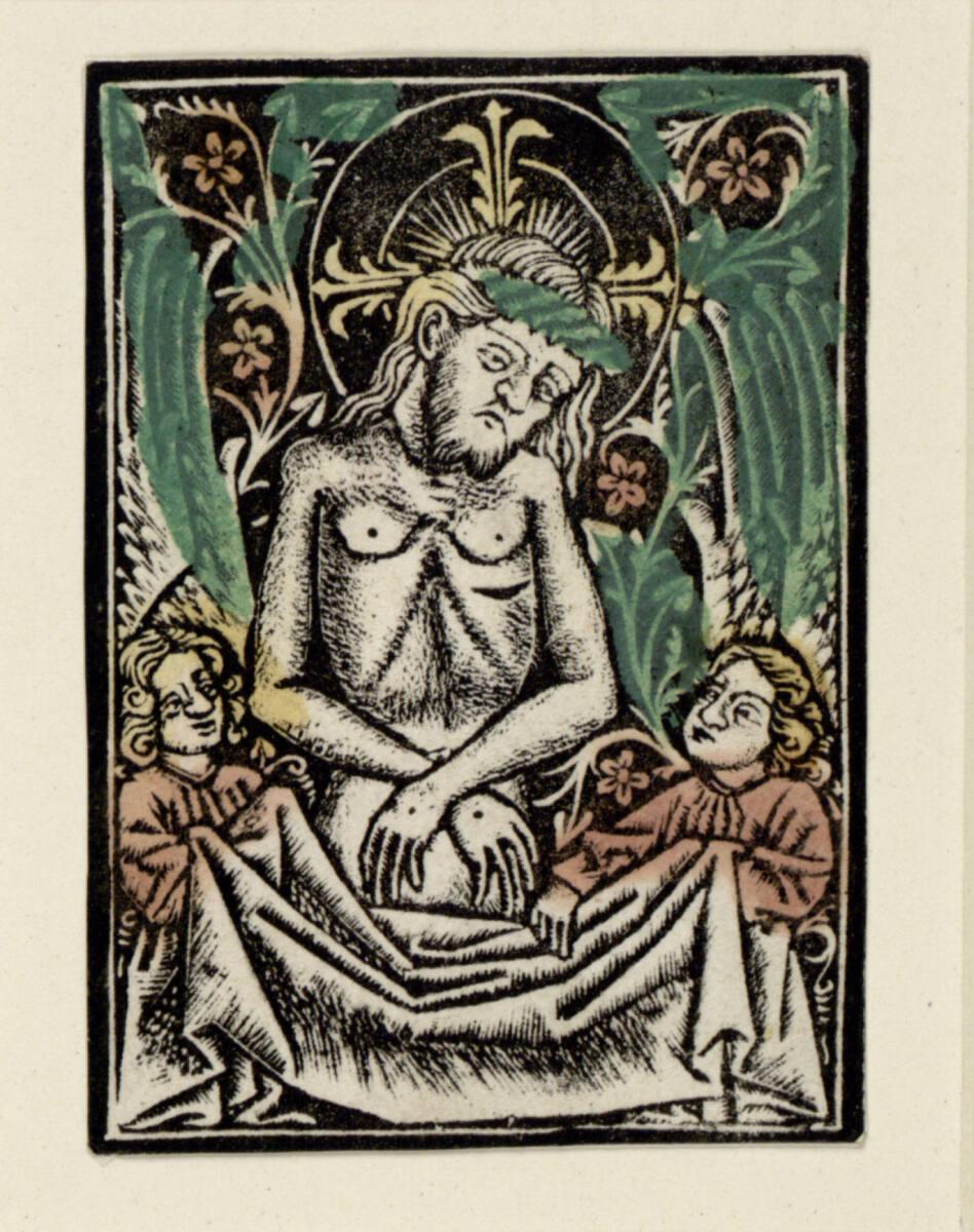 Monogrammist d, Der Schmerzensmann über dem Schweißtuche, Inv. Nr.: DG1929/775