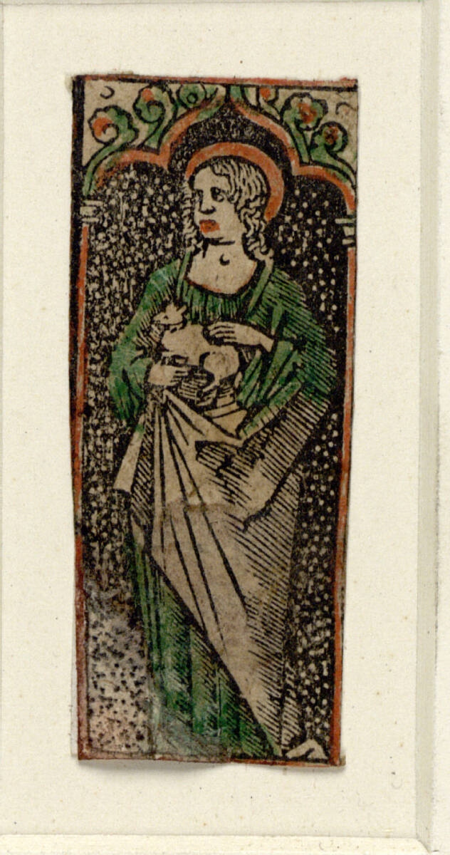 Die heilige Agnes, 1480–1490