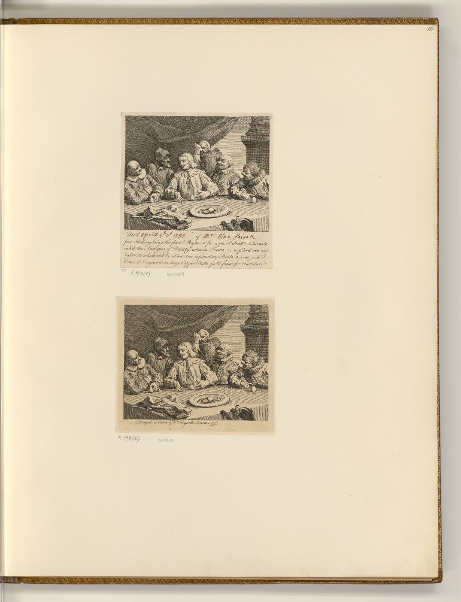 Druckgrafiken von William Hogarth, Columbus breaking the egg, Inv. Nr.: England nach Sektionen …