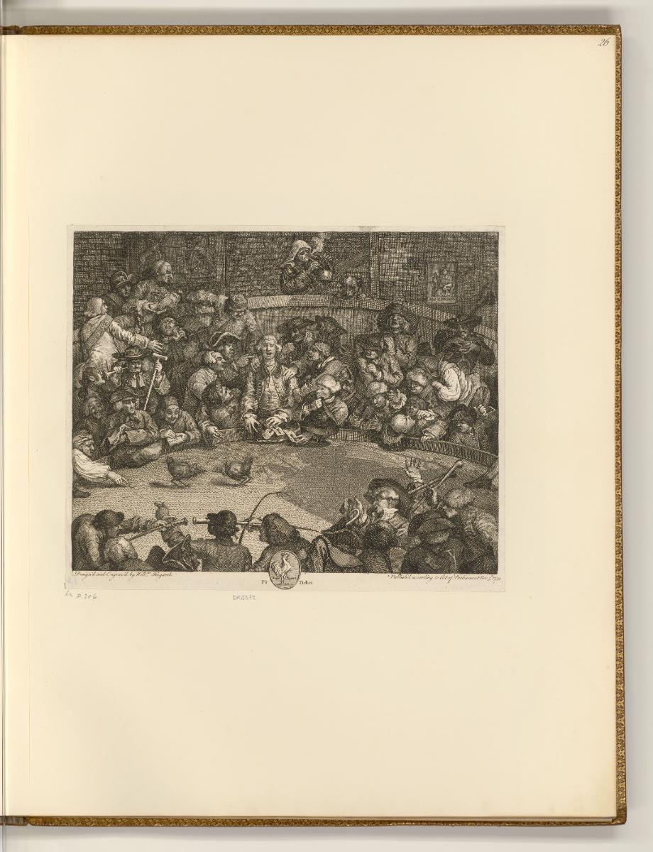 Druckgrafiken von William Hogarth, The cockpit, Inv. Nr.: England nach Sektionen II/4, E/II/4/2…
