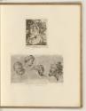 Druckgrafiken von William Hogarth, Frontispiece to the catalogue; Four heads from the Raphael c…