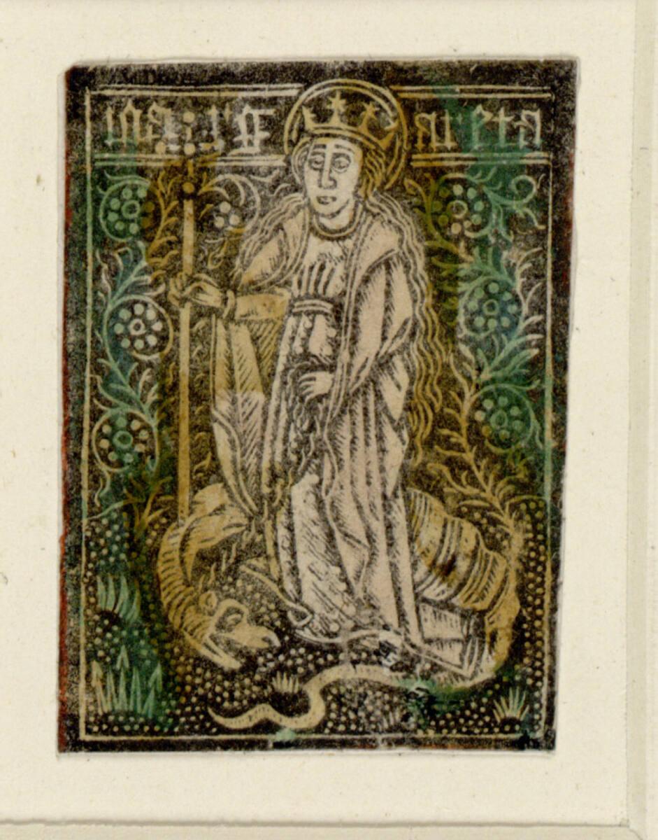 Anonym, Die heilige Margaretha, Inv. Nr.: DG1929/805