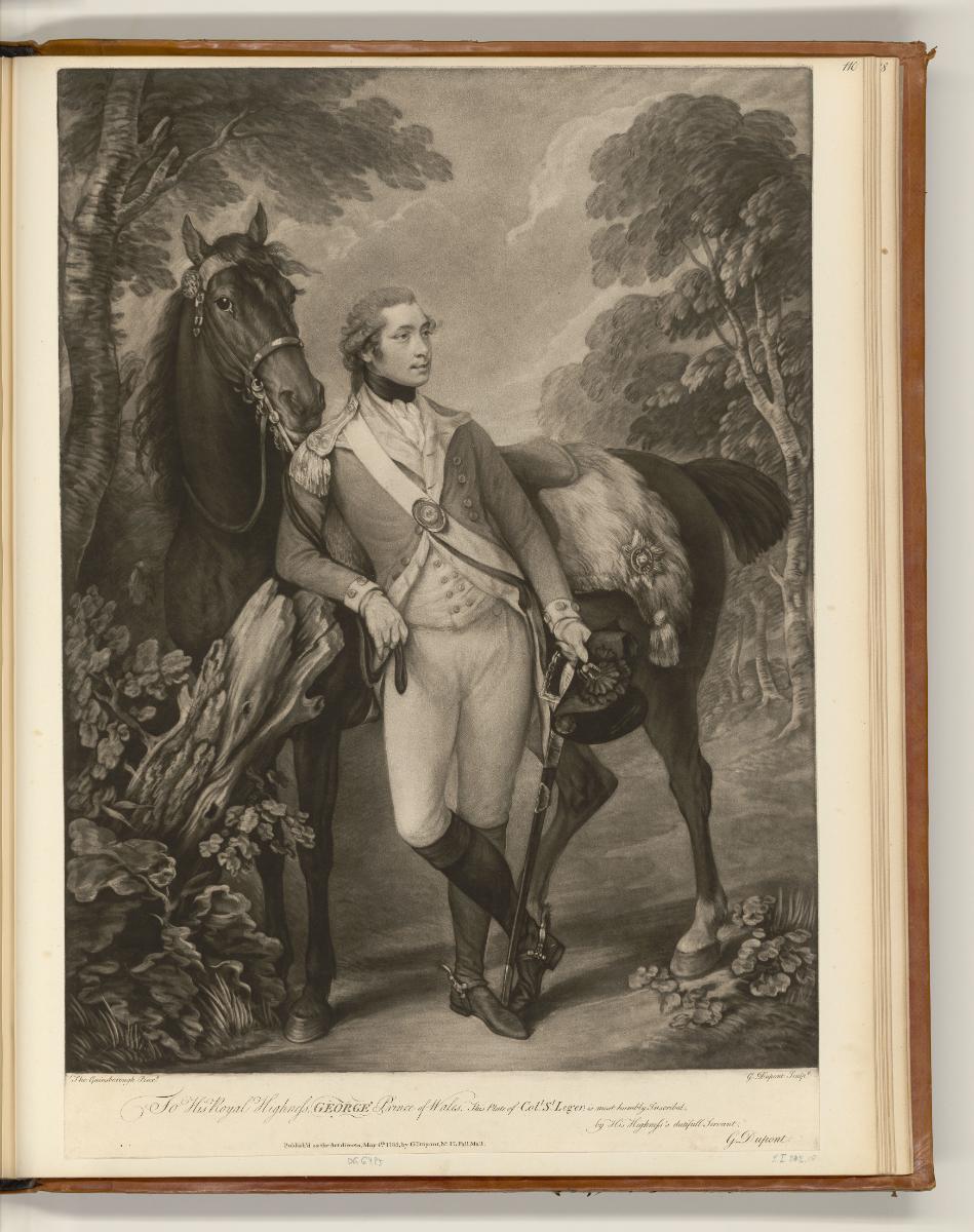 Britische Druckgrafiken des 18. Jahrhunderts, His Royal Highness George Prince of Wales, Inv. N…