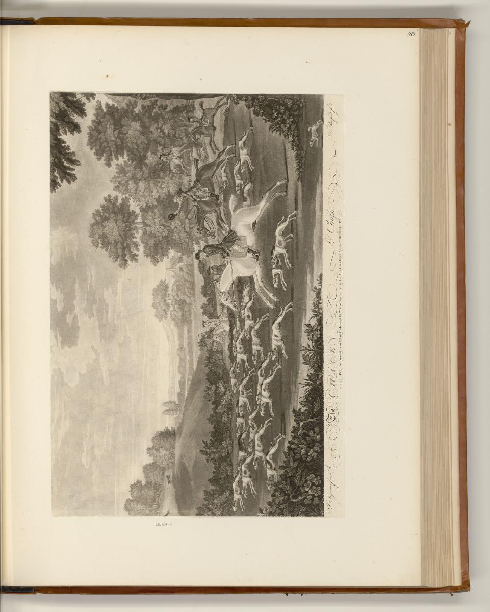 Britische Druckgrafiken des 18. Jahrhunderts, The Chace, Inv. Nr.: England nach Sektionen II/6,…