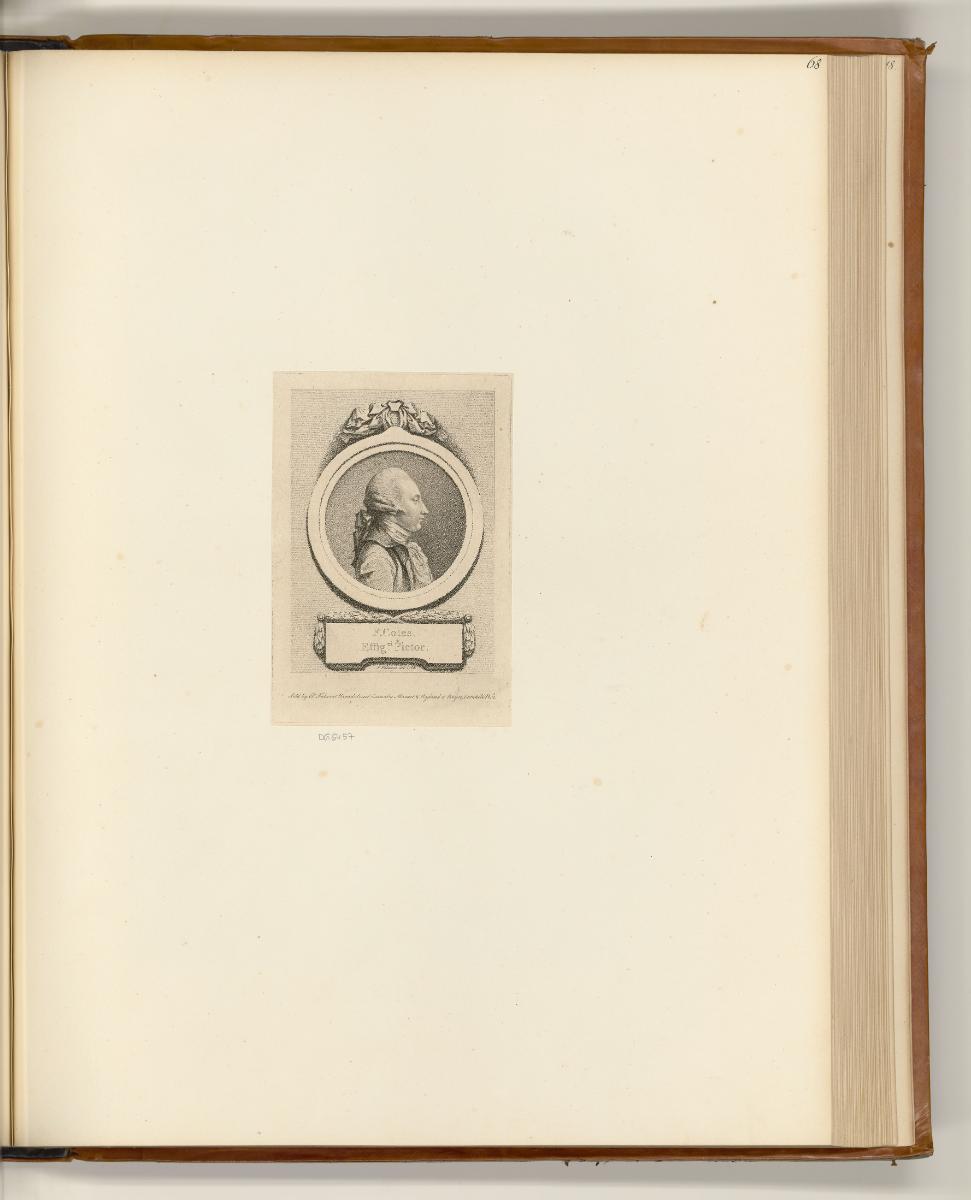 Britische Druckgrafiken des 18. Jahrhunderts, F. Cotes. Effigei Pictor, Inv. Nr.: England nach …