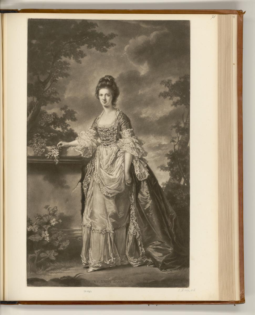 Britische Druckgrafiken des 18. Jahrhunderts, Porträt Mary, Lady Boynton, Inv. Nr.: England nac…