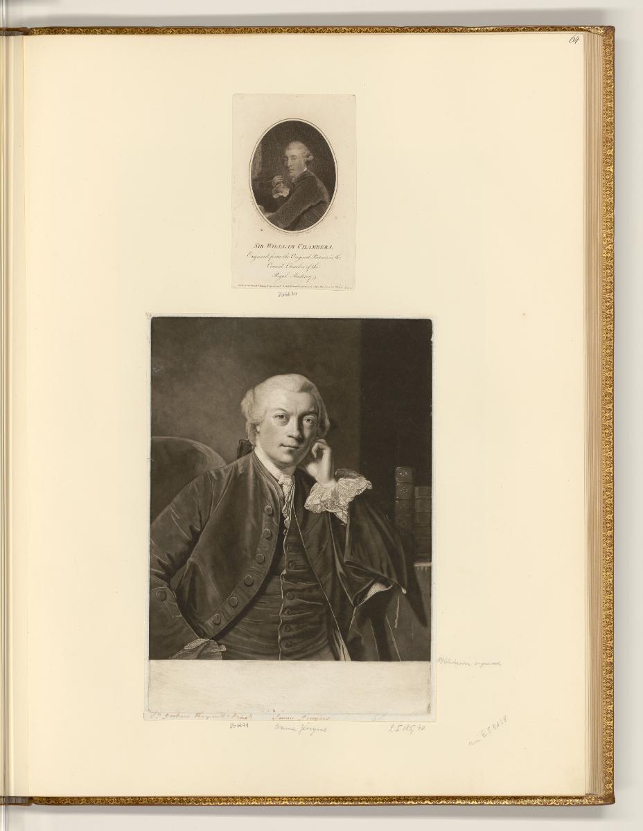 Schabblätter nach Joshua Reynolds, Sir William Chambers; Soame Jenyns Esqr, Inv. Nr.: England n…