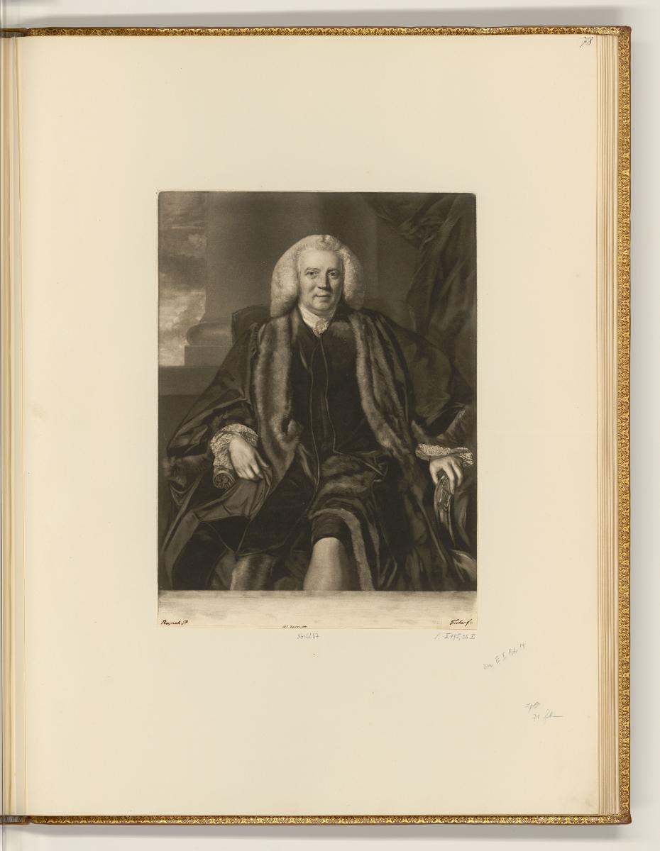 Schabblätter nach Joshua Reynolds, Porträt Thomas Harrison, Inv. Nr.: England nach Sektionen II…