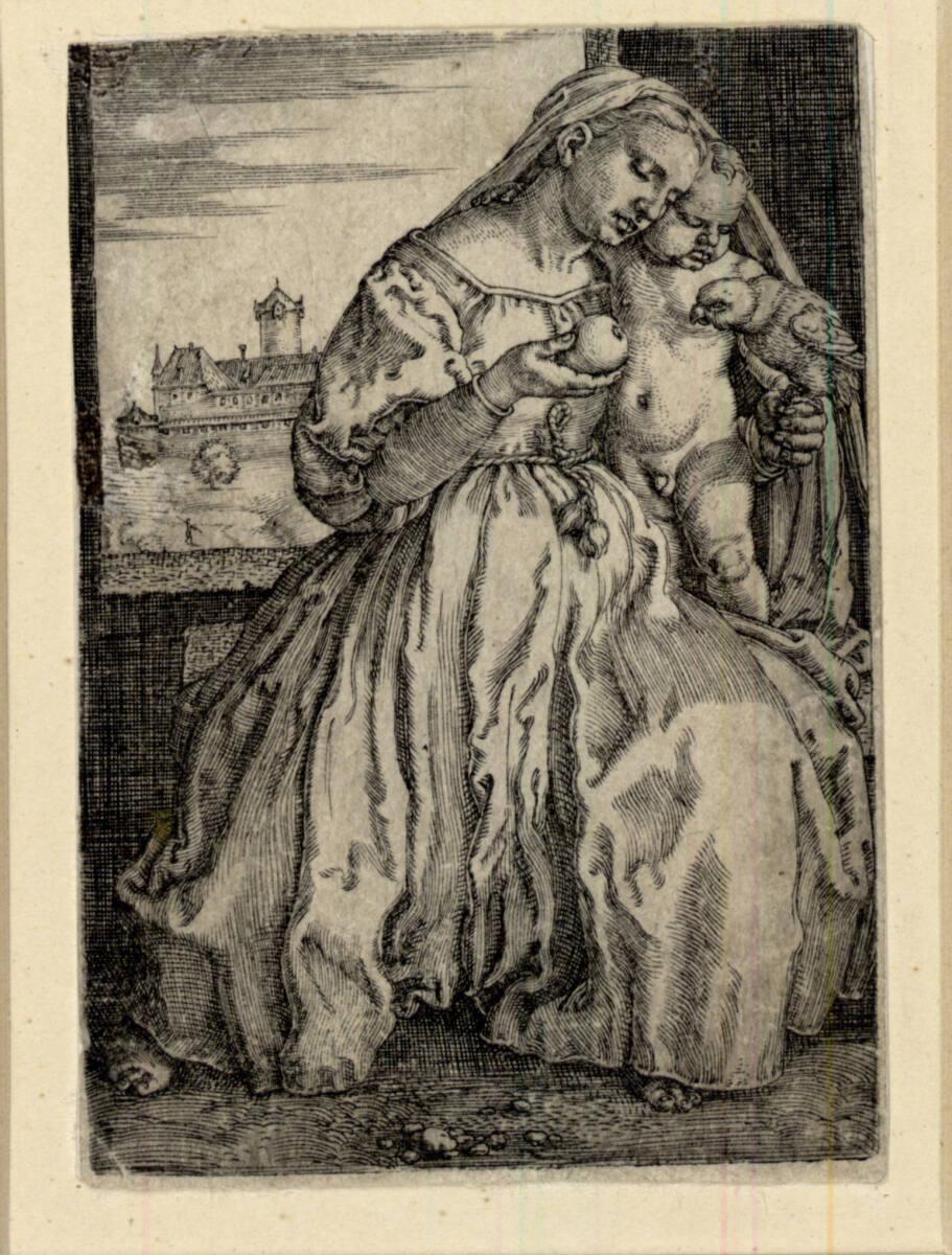 Barthel Beham, Heilige Jungfrau mit dem Papagei, Inv. Nr.: DG1930/735