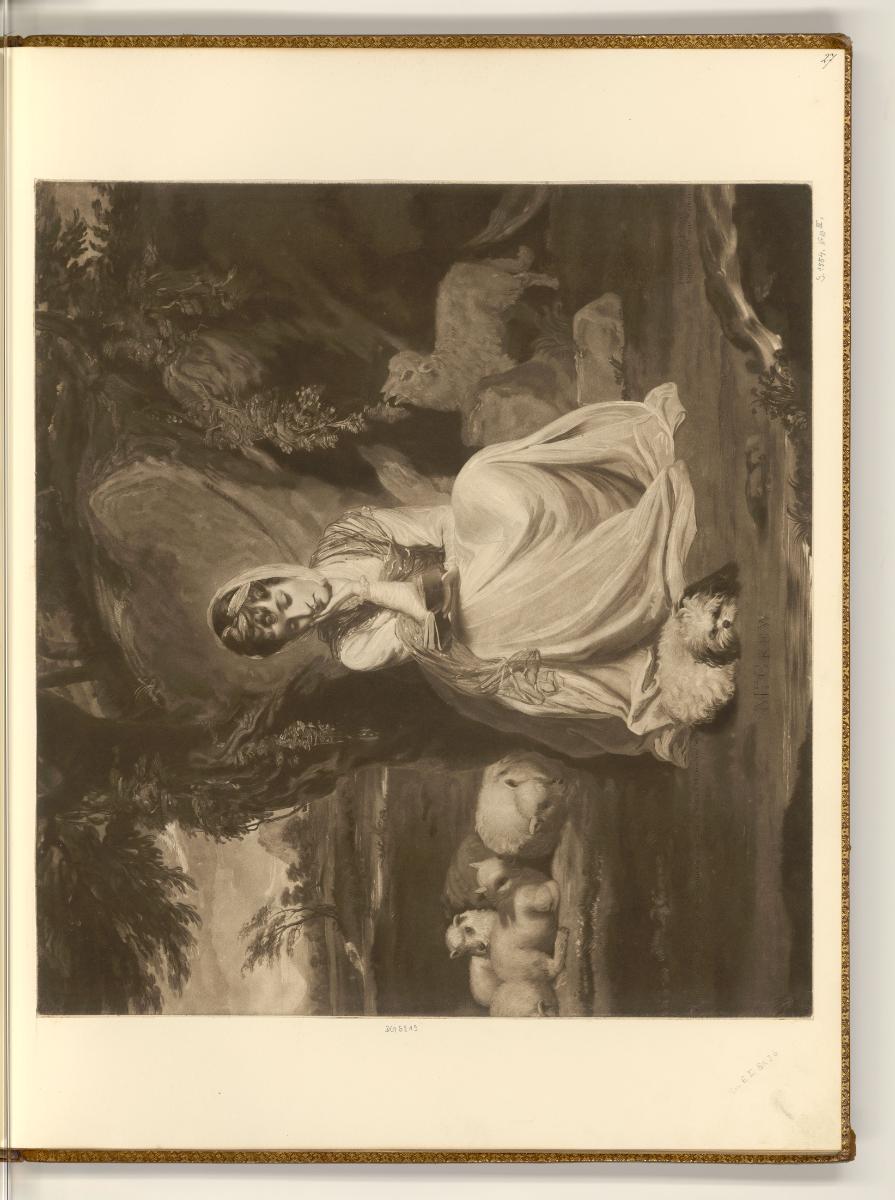 Schabblätter nach Joshua Reynolds, Mrs Crewe, Inv. Nr.: England nach Sektionen II/10, E/II/10/2…