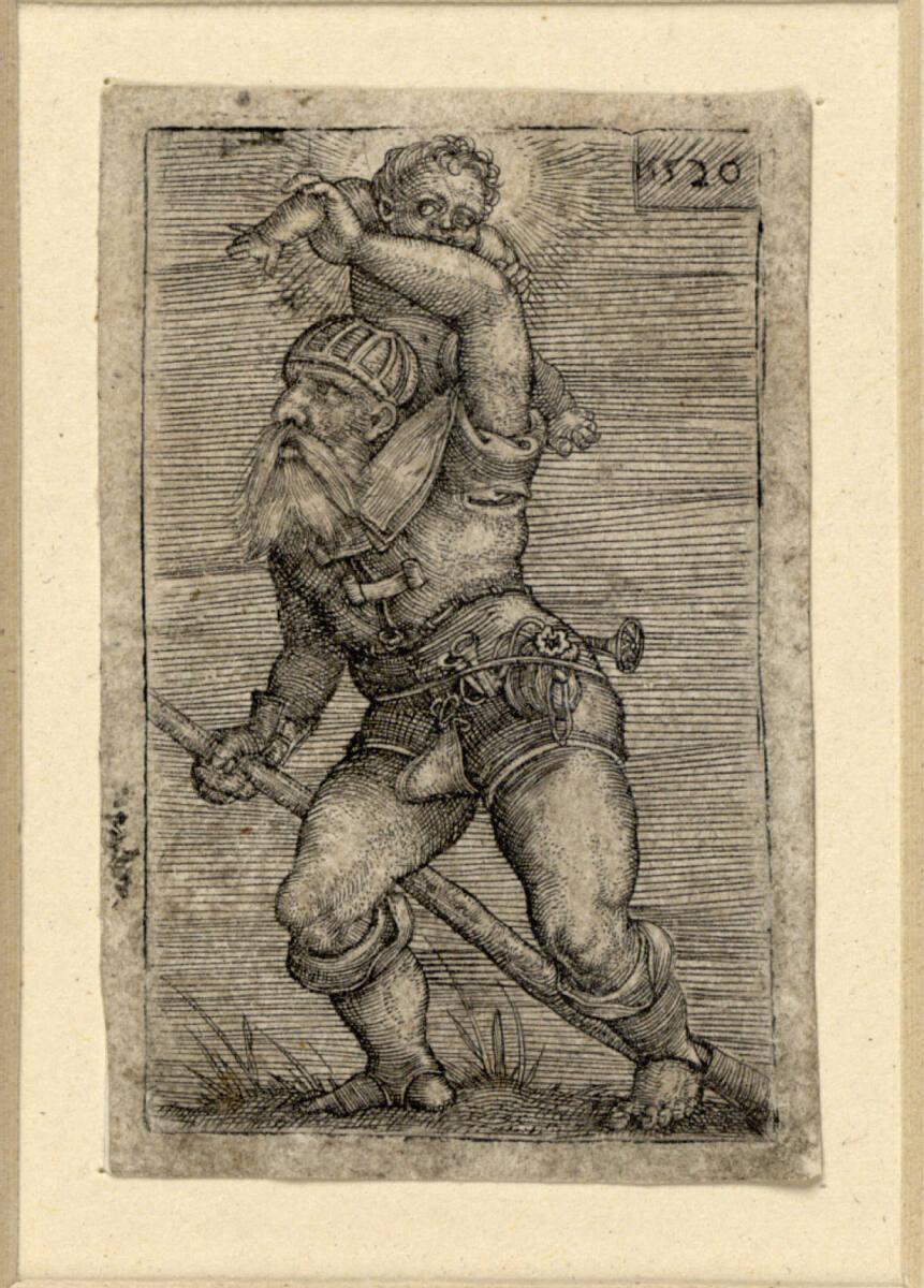 Barthel Beham, Heiliger Christoph, Inv. Nr.: DG1930/740