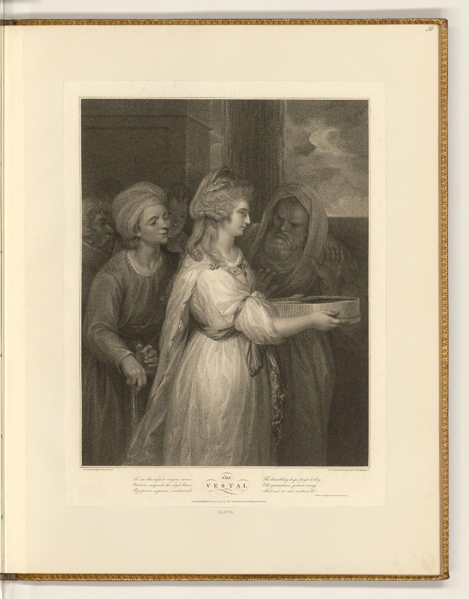 Druckgrafiken nach Joshua Reynolds, The Vestal, Inv. Nr.: England nach Sektionen II/11, E/II/11…