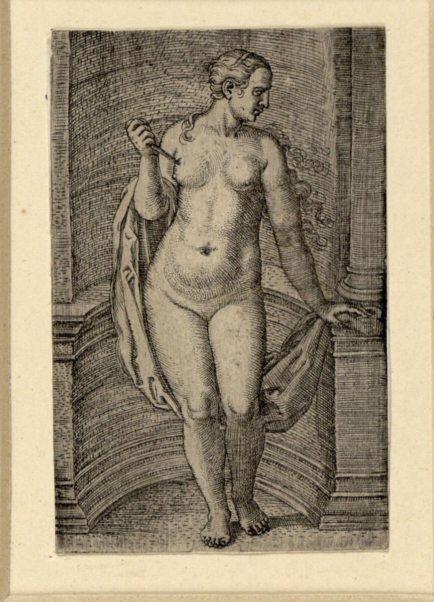 Barthel Beham, Selbstmord der Lucretia, Inv. Nr.: DG1930/751
