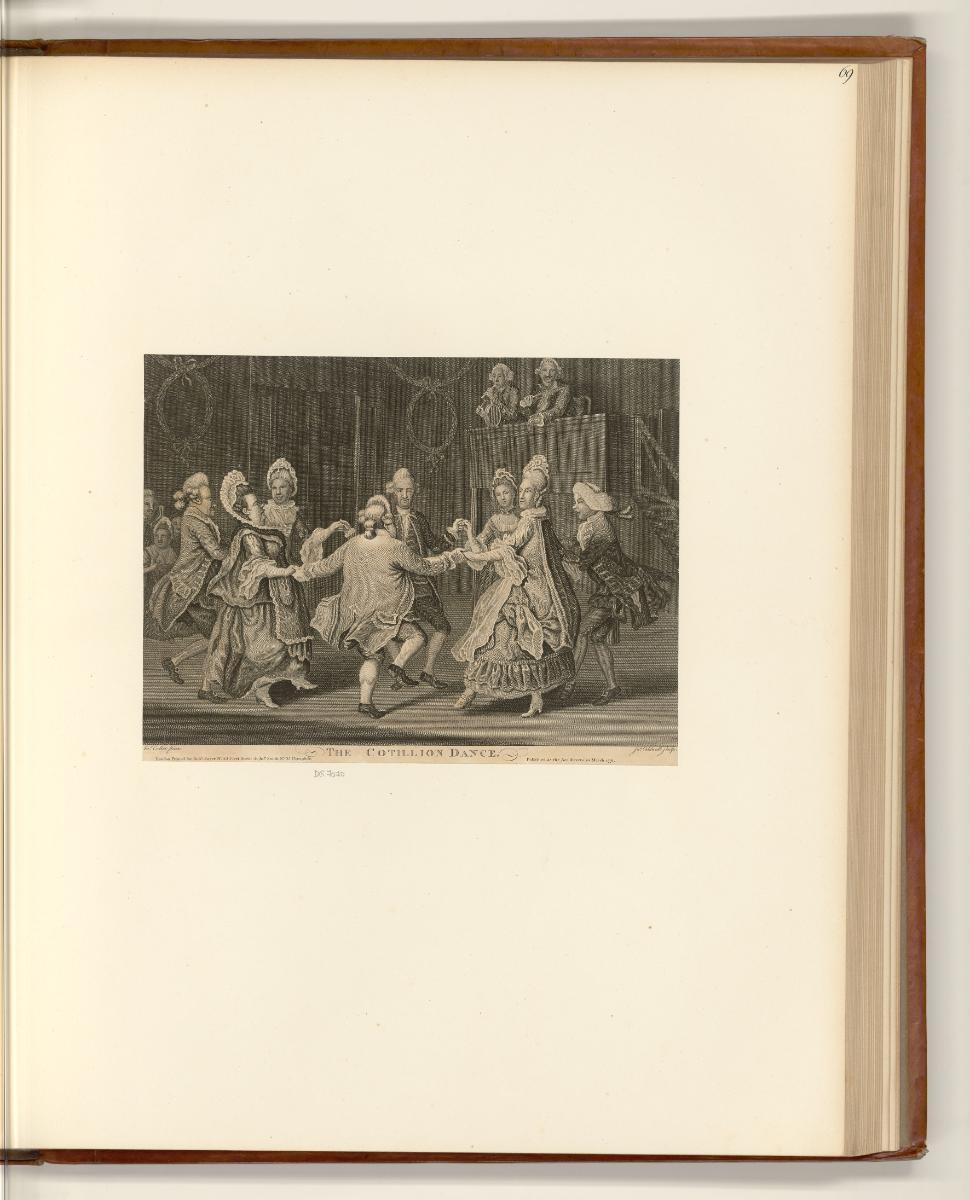 Britische Druckgrafiken aus der 2. Hälfte des 18. Jahrhunderts, The Cotillon Dance, Inv. Nr.: E…