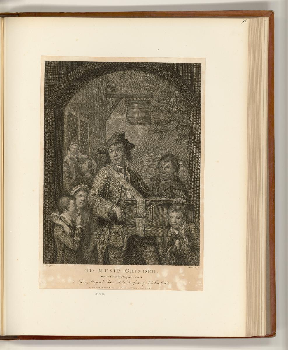 Britische Druckgrafiken aus der 2. Hälfte des 18. Jahrhunderts, The Travelling Musician, Inv. N…