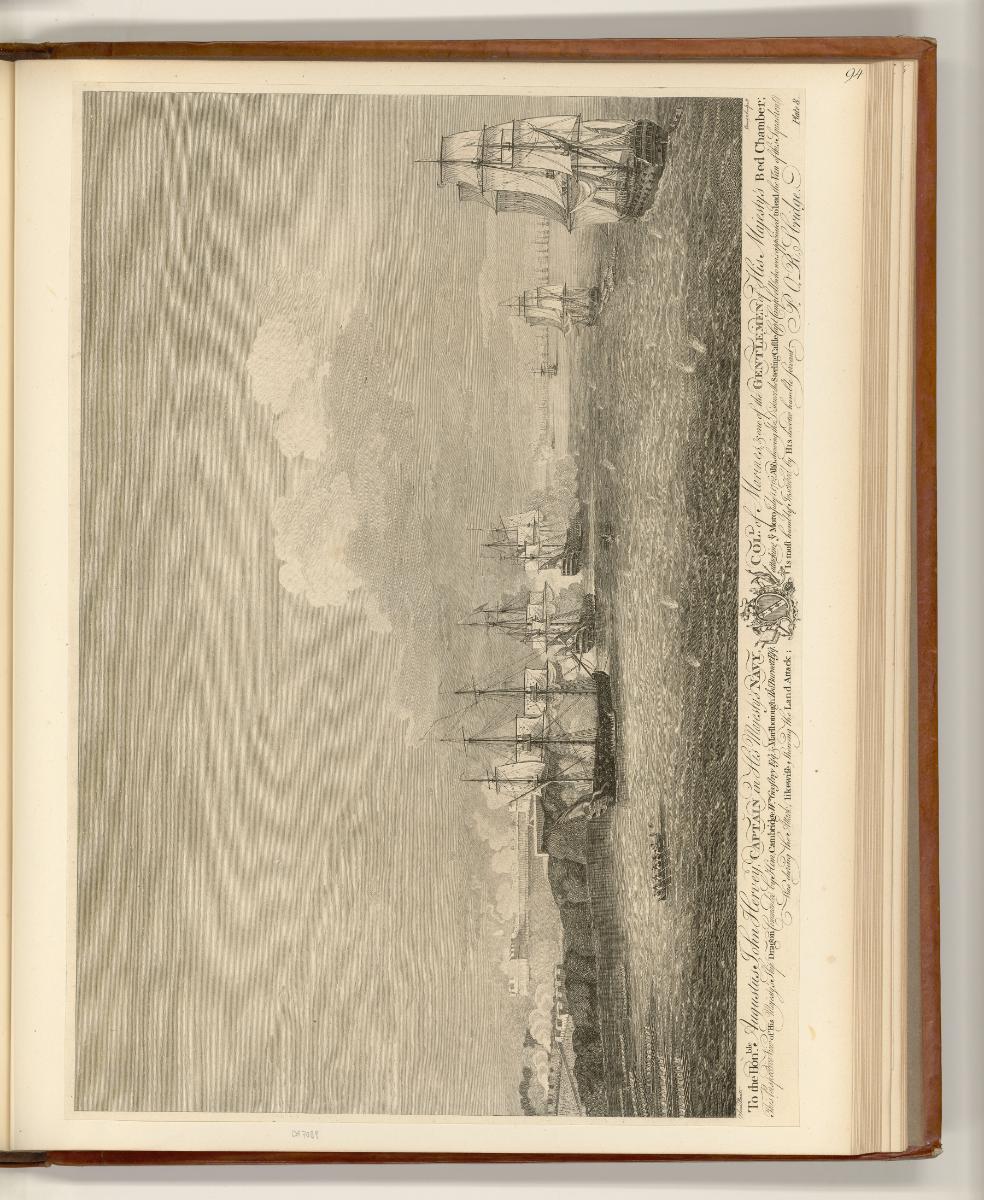 Britische Druckgrafiken aus der 2. Hälfte des 18. Jahrhunderts, Seeschlachten (Die Einnahme von…