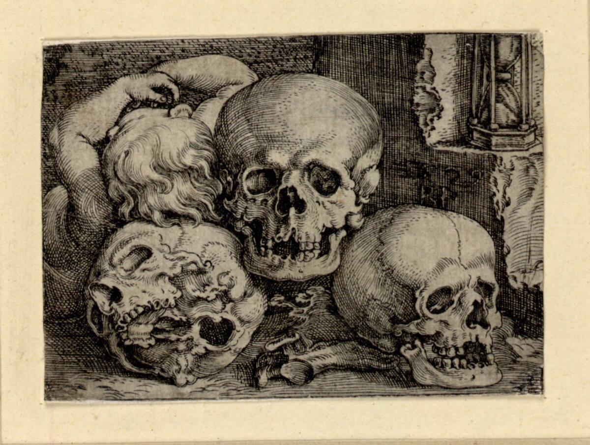 Barthel Beham, Das Kinde mit den drei Schädeln, Inv. Nr.: DG1930/769
