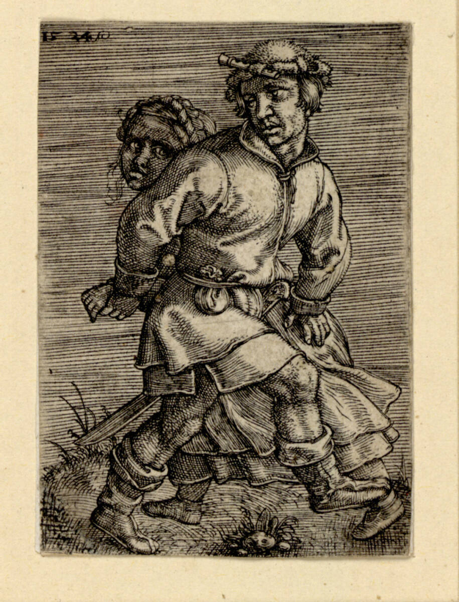 Das tanzende Bauernpaar, Barthel Beham, 1524