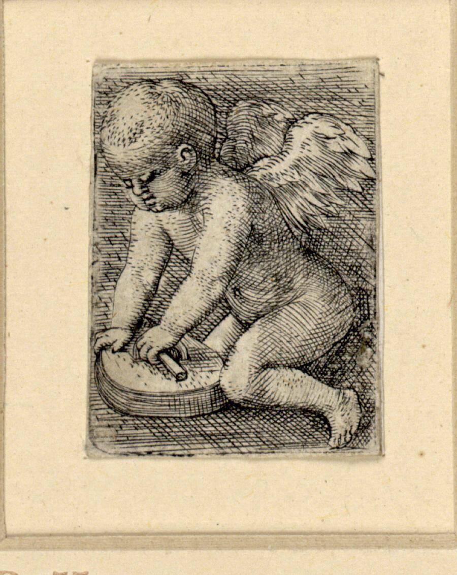 Barthel Beham, Kniender Genius, Inv. Nr.: DG1930/790