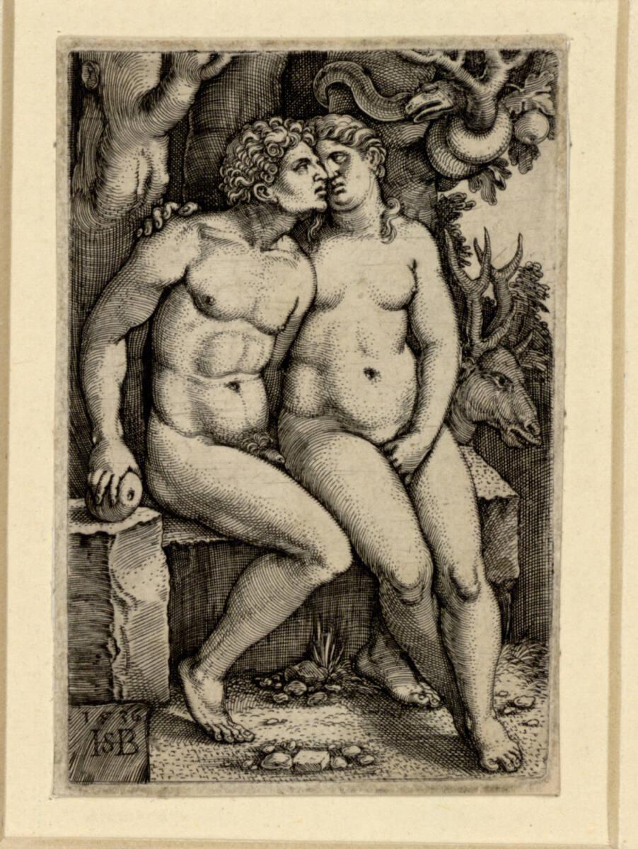 Sebald Beham, Adam und Eva, Inv. Nr.: DG1930/844