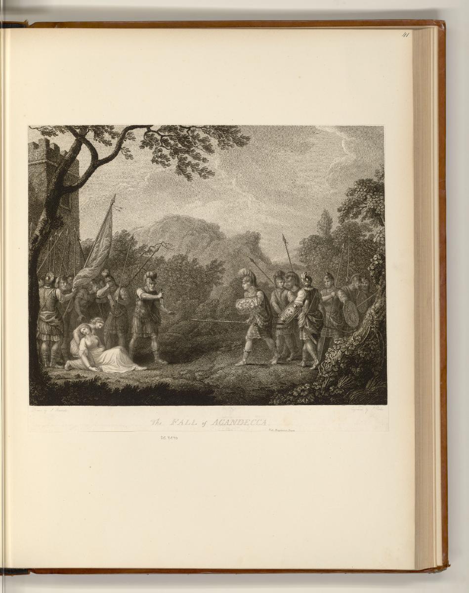 Britische Druckgrafiken aus der 2. Hälfte des 18. Jahrhunderts, The Fall of Agandecca, Inv. Nr.…