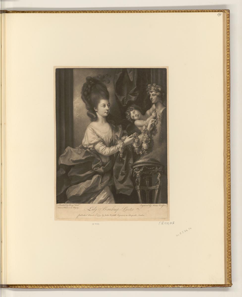 Druckgrafiken nach Benjamin West, Lady Beauchamp Procter, Inv. Nr.: England nach Sektionen II/1…