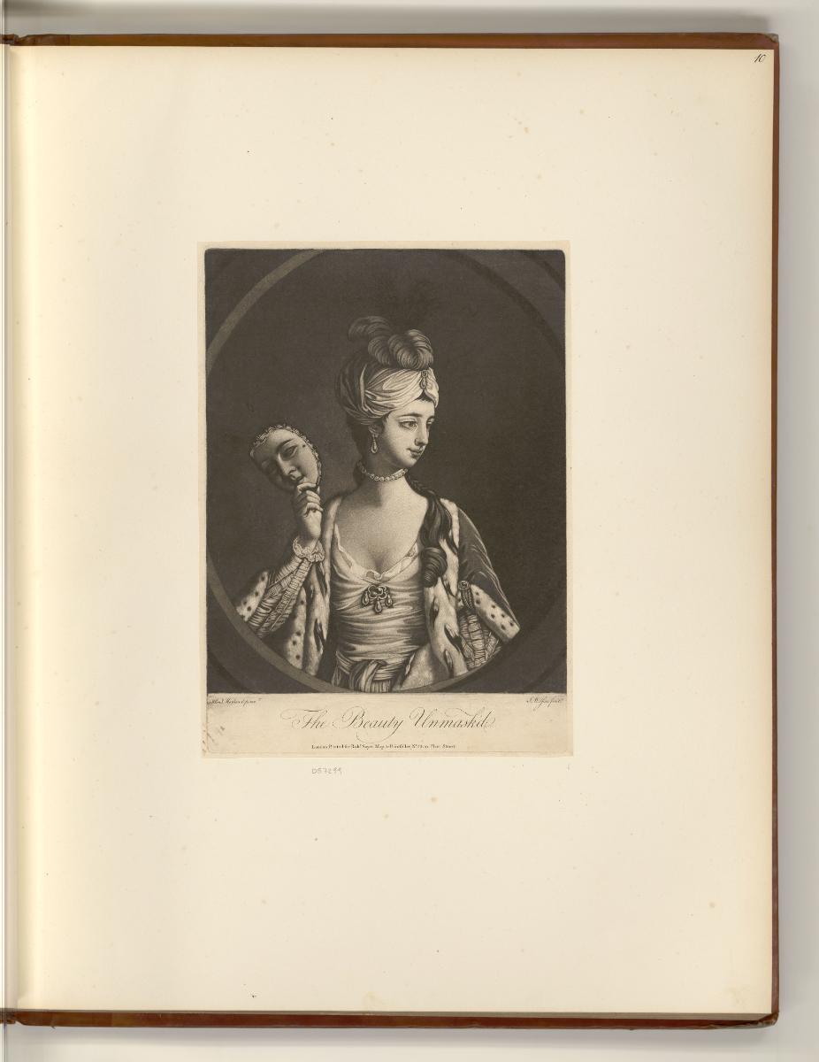 Britische Druckgrafiken des späten 18. Jahrhunderts, The Beauty Unmask'd, Inv. Nr.: England nac…